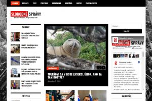 webstránka Slobodné správy